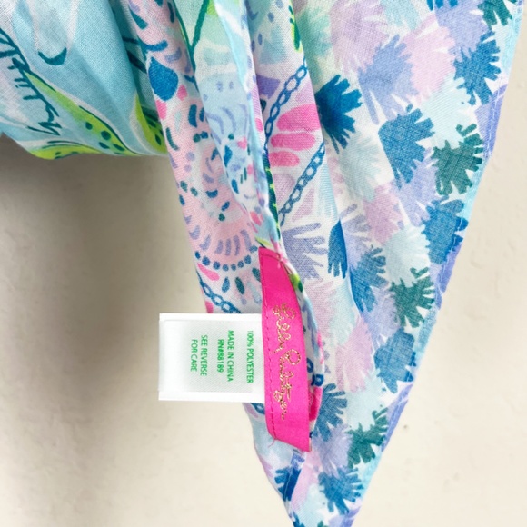 Lilly Pulitzer Seaspray Wrap Scarf - Picture 3 of 4